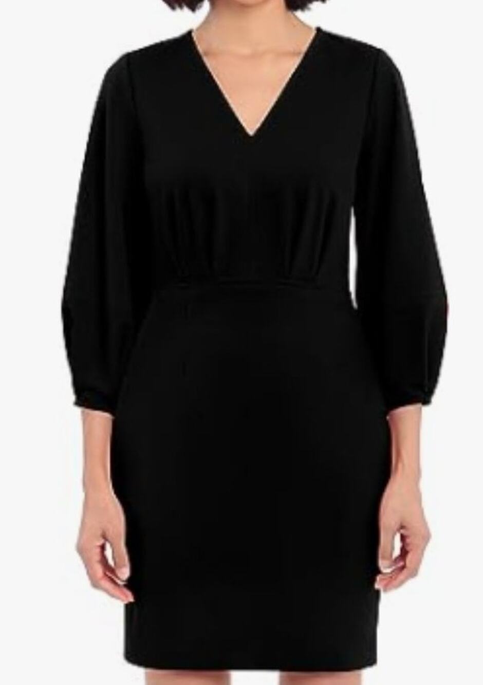 New ~ DONNA MORGAN ~ Long Sleeve V-Neck Dress Size 6
